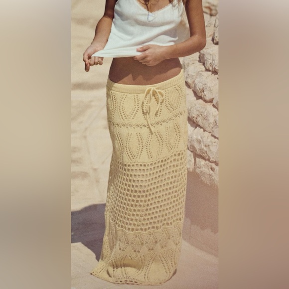 POINTELLE JERSEY SKIRT SET